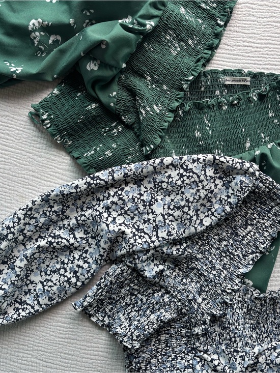 Abercrombie & Fitch Tops - Abercrombie Floral Smocked Puff Sleeve Tops Bundle Small Cottagecore